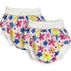 Sema Baby 2'li Desenli Lüks Alıştırma Külodu No.2 15-20 kg - Flowers - Renkli