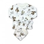 Sema Baby 6-9 Ay Ekru Sleeper Cactus Bebek Pijama Takımı