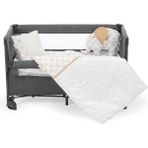 Sema Baby 6 Parça Lüks Park Yatak Bebek Uyku Seti - Ekru Fil - 70 x 135 cm