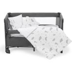 Sema Baby 6 Parça Lüks Park Yatak Bebek Uyku Seti - Moon - 60 x 130 cm - Renkli