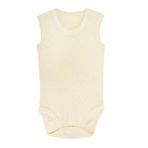 Sema Baby Krem 0-3 Ay Jakarlı Askılı Body