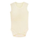 Sema Baby Krem 03 Ay Jakarlı Askılı Badi Body