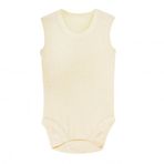 Sema Baby Krem 12-18 Ay Jakarlı Askılı Body