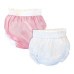 Sema Baby Lüks Beyaz Pembe 10-15 kg 2'li Alıştırma Külodu