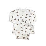 Sema Baby Mickey Mouse 0-3 Ay Ekru Bebek Pijama Takımı