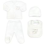 Sema Baby Organic  5 Parça Hastane Çıkışı Zıbın Seti
