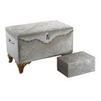 Sema Home Gülşah Su Gold Ayaklı İkili Söz Nişan Sandığı