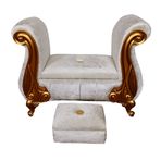 Sema Home Kumsal Kuğu Koltuklu Model Lüks İkili Nişan Sandığı