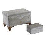 Sema Home Pınar Su Gold Ayaklı İkili Söz Nişan Sandığı
