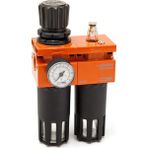 Semakmatic 1/2 Metal Seri Fr+L - 1/2 FR+L ( 2 Lİ ŞARTLANDIRICI ) + manometre / SMŞ2Lİ12M1850