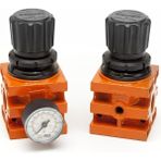 Semakmatic 1/2 Regülatör - 1/2 Regülatör ( MAX. 12 bar ) + manometre / SMŞREG12M1800