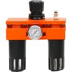 Semakmatic 1/4" Metal Seri F + R + L - 1/4" FRL ( 3'lü Şartlandırıcı + Manometre ) / SMŞ3LÜ14M1850