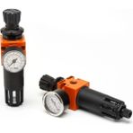 Semakmatic 1/4 Metal Seri Filtre Regülatör - 1/4 FİL + REG. 5µm ( 5 mikron ) + manometre / SMŞFR014M1805