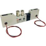 Semakmatic Pnömatik 1/8" Multipin 24 V Dc Valfler - 5/3 - 1/8" ÇİFT BOBİN AÇIK MERKEZ / SMG53MPÇB00MAM