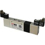 Semakmatic Pnömatik 1/8 Standart Bobinli ( Solenoid ) Valfler 24V Dc - 5/3 - 1/8" ÇİFT BOBİN KAPALI MERKEZ / SMG5318ÇB00MKM