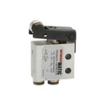 Semakmatic Pnömatik 4 mm Mini Valfler - 3/2 - 4 mm Makaralı Valf ( N.K. ) / SMV3204MV00MNK