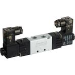SEMAKMATİK Pnömatik 1/8" Çift Bobin Solenoid Valf - Pnömatik 1/8" Çift Bobin 12v DC Solenoid Valf