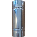 Semaver & Soba Boru Bacası Çap 8,2 cm Derinlik 22 cm Paslanmaz Krom Çelik 430