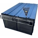 Sembol 501 Plastik Çift Çekmeceli Kutu 302X210X124MM 10 Adet