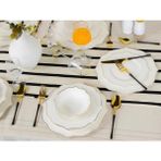 sembol Adler Gold Bone China 24 Parça Yemek Takımı