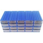 Sembol En Küçük Ebat 20 Çekmeceli 4,6 x 11,7 x 2,4 cm 300 Plastik Çekmeceli Kutu