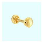 Sembol Gold 14 Ayar Altın İstiridye Tragus Piercing