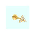 Sembol Gold 14 Ayar Altın Üçgen Tragus Piercing