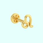 Sembol Gold 14 Ayar Aslan Burcu Altın Tragus Piercing