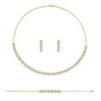 Sembol Gold 14 Ayar Çiçekli Dolunay 22.00 gr Zincir Set