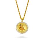 Sembol Gold 14 Ayar Tuğralı Altın Kolye