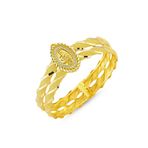 Sembol Gold Altın Tuğralı Kelepçe Oval Jessica