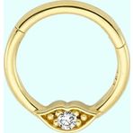Sembol Gold Tektaş Dudak 14 Ayar Altın Halka Piercing