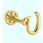 Sembol Gold -U- Harf 14 Ayar Tragus Altın Piercing