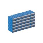 Sembol Plastik Ç1009 Mavi Şeffaf 110X65X170 / 105 25 Adet Plastik Çekmece