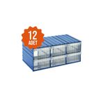 Sembol Plastik PLASTİK ÇEKMECELİ KUTU - 12 ADET(KOD120-6)