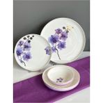 SEMBOL VIOLET BONE CHINA 24 PARÇA YEMEK TAKIMI
