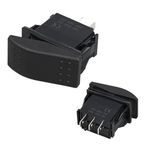 Sembolsüz Işıksız 3 Pinli On-Off 12-24V Marin Switch
