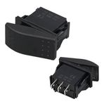 Sembolsüz Işıksız Yaylı 3 Pinli On-Off 12-24V Marin Switch