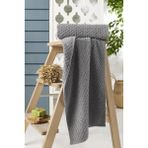 Semecca Lucia %100 Pamuklu Antrasit Spor Havlusu 30x80 cm 2'li Yüksek Su Emiciliği ile Hafif Kullanım - 30 x 80 cm