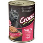 Semeglbl Crocus Yetişkin Kedi Kuzu Etli Yaş Mama 400 gr x 4 Adet