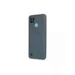 Semel 8683140327156-SML Realme C21 Kılıf Nano Içi Kadife Silikon - Gri