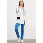 Sementa 76137 Kapüşonlu Oversize Eşofman Takım Mavi