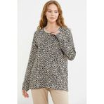 Sementa 76413 Rahat Kalıp Leopar Kombinli Pijama Takım