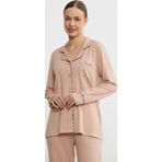 Sementa 76444 Düz Renk Gömlek Model Pijama Takım
