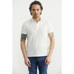 Sementa Regular Fit Polo Yaka Tişört - Beyaz - 3XL