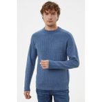 Sementa Selanik Örgü Basic Triko Kazak - Indigo