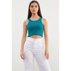 Sementa Yüzücü Model Crop Atlet - Petrol - XL