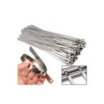 SEMES ELEKTRİK A.Ş. PASLANMAZ ÇELİK KABLOBAĞI CIRT KELEPÇE 370X4,6 MM 100 ADET