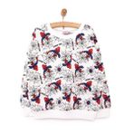 Semillas Erkek Bebek Sweatshirt Spiderman Bisiklet Yaka Uzun Kol Ekru 4 Yaş -