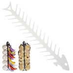 SEMINISMAR Izgara şişleri, düz formda balık, barbekü kebap şişleri, paslanmaz çelik şişler, mangal için, eğlenceli hediye, mangal aksesuarı, aletler, et ve sebze için tutucu
